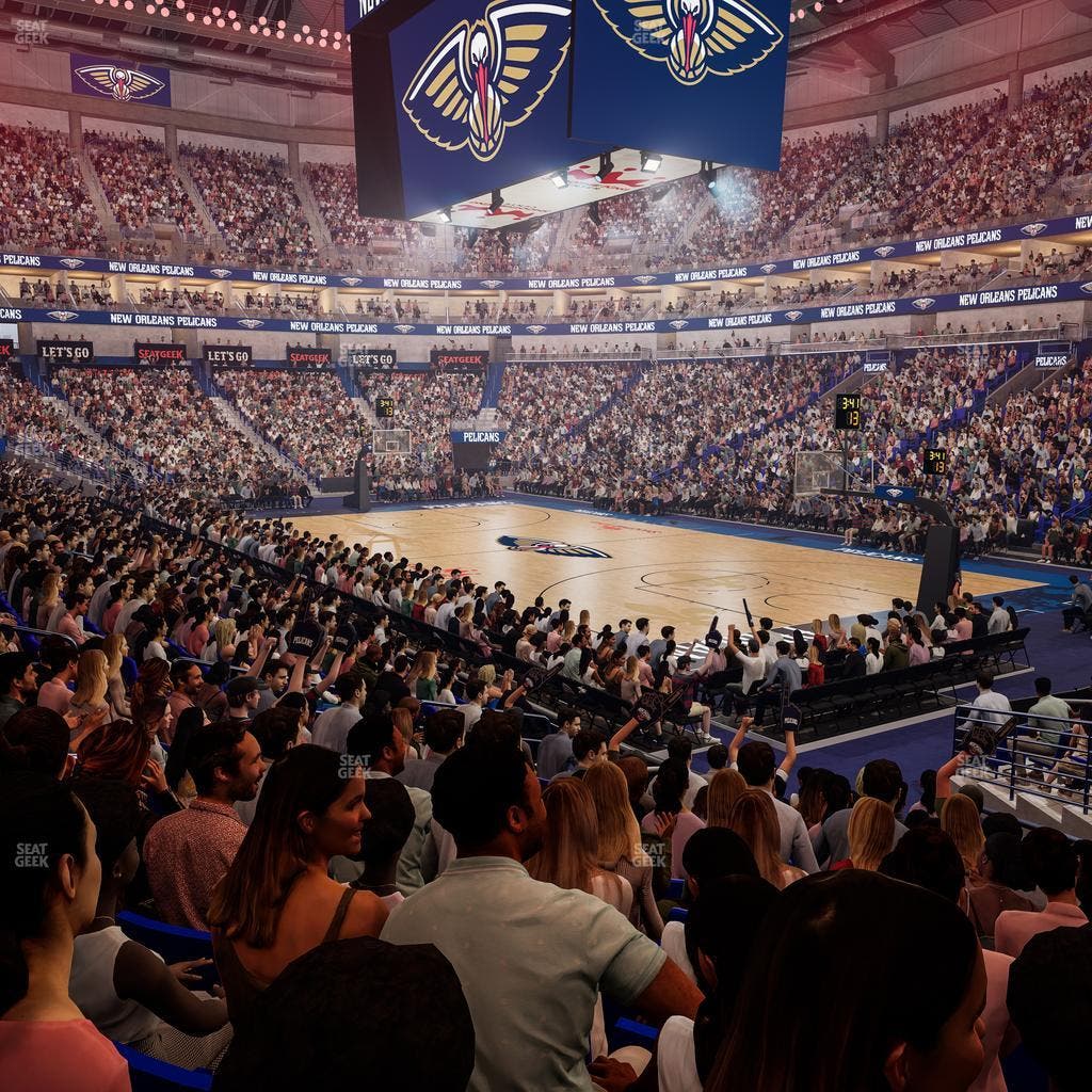Smoothie King Center - Section 121 Seat View