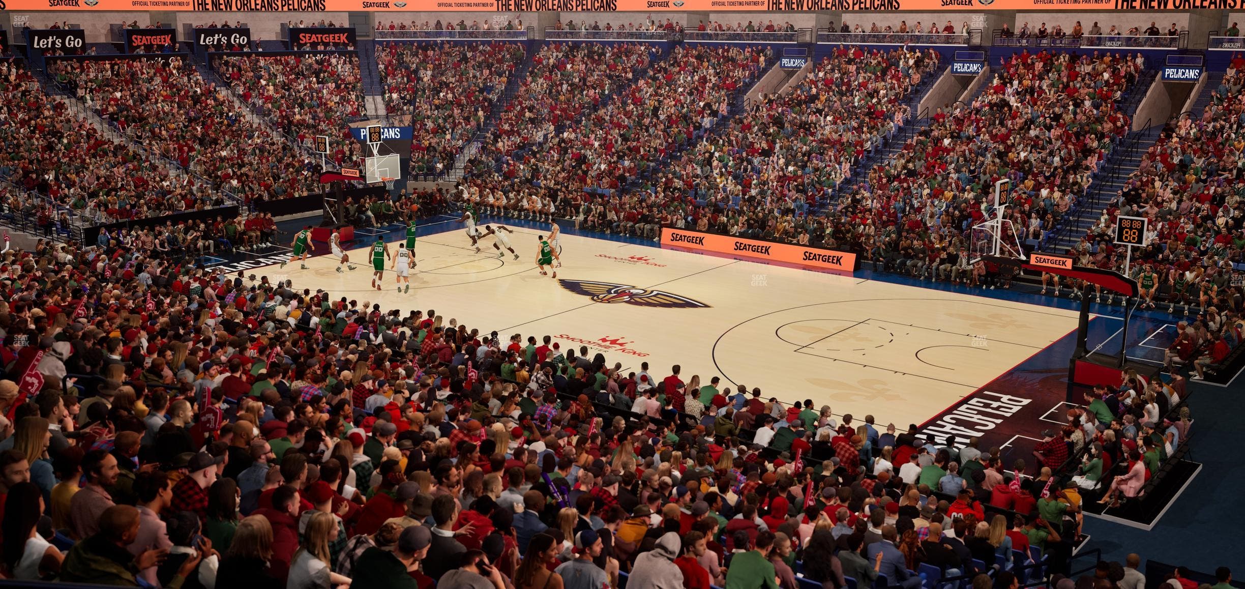 Smoothie King Center - Section 122 Seat View