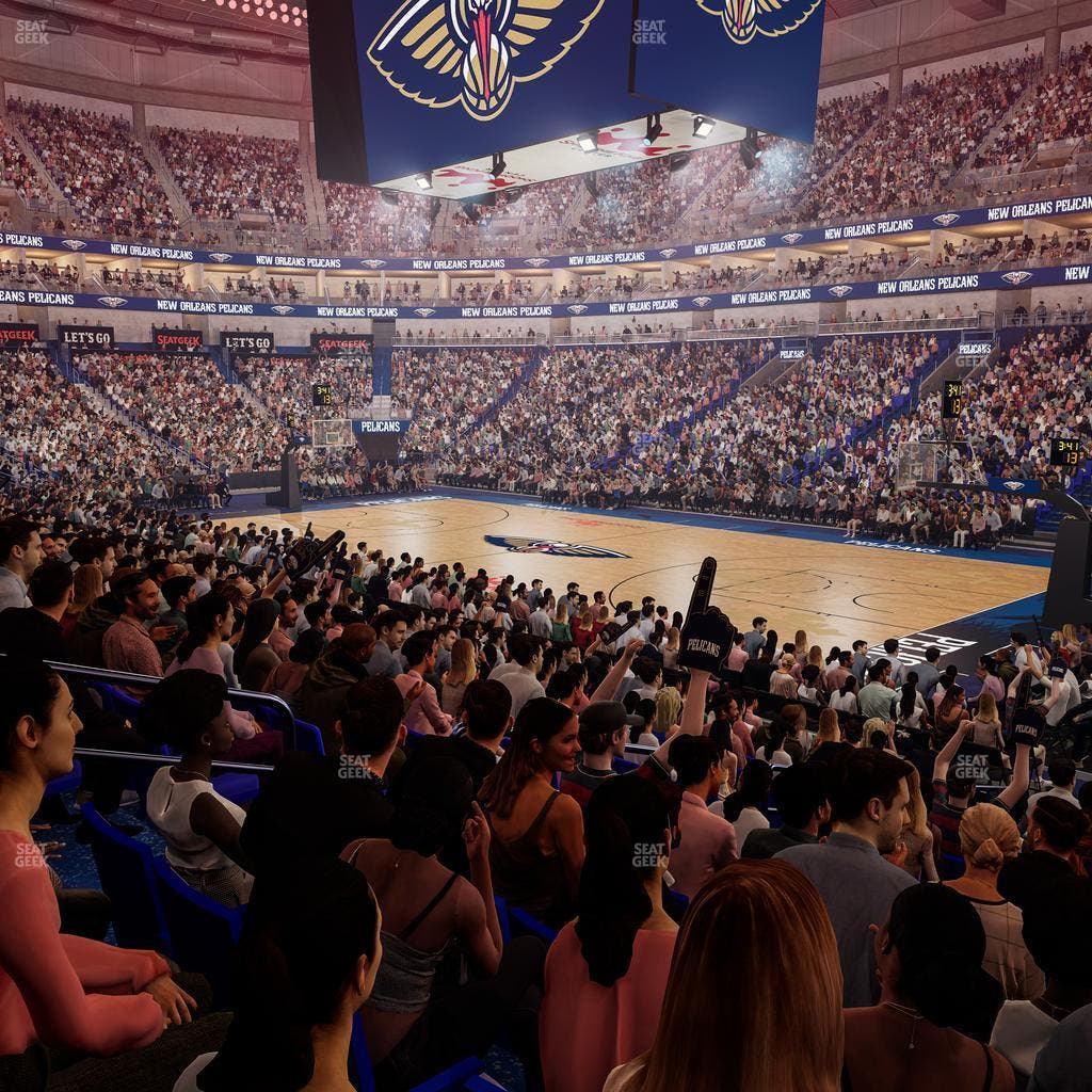 Smoothie King Center - Section 122 Seat View