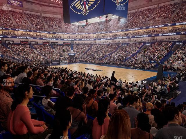 Smoothie King Center - Section 122 Seat View