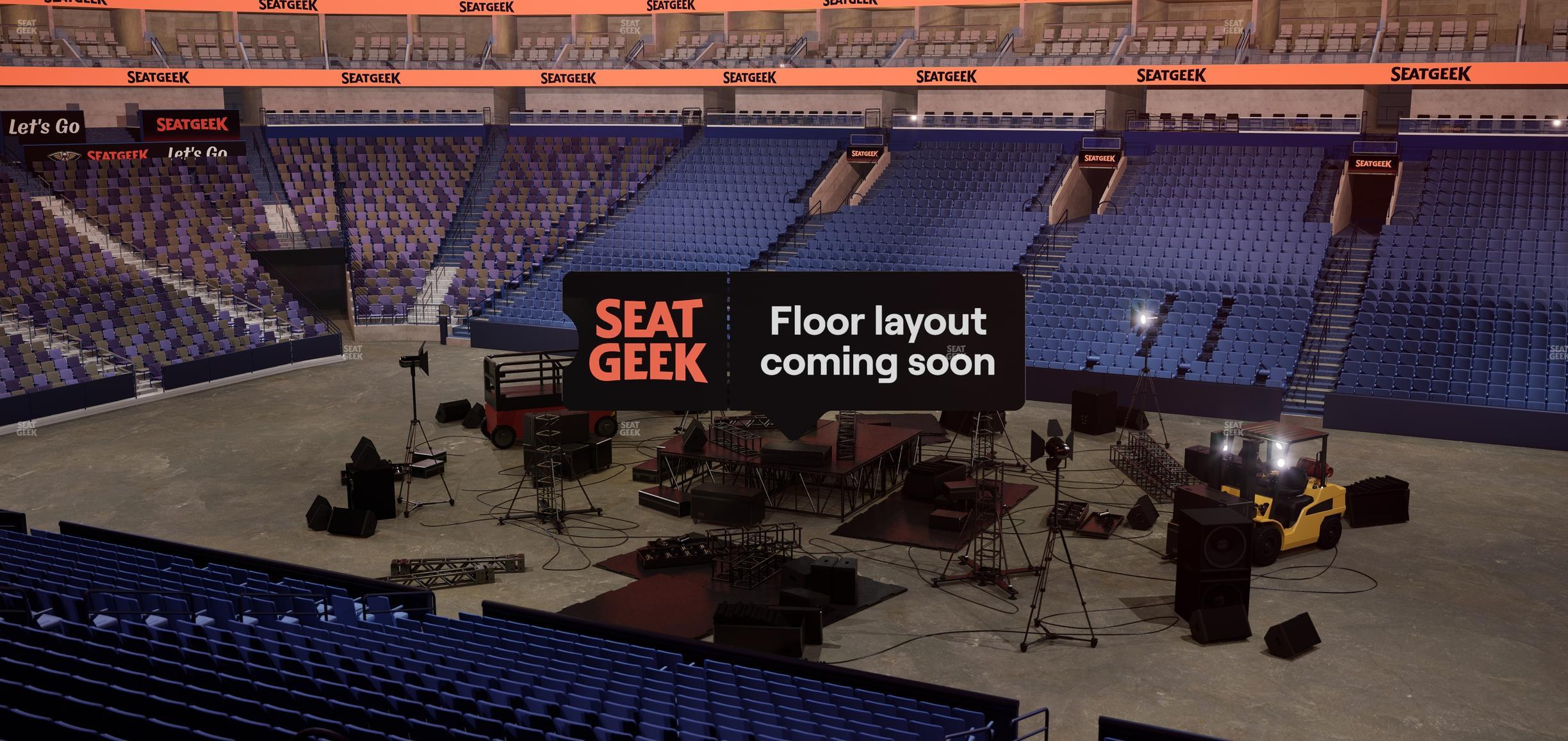 Smoothie King Center - Section 123 Seat View