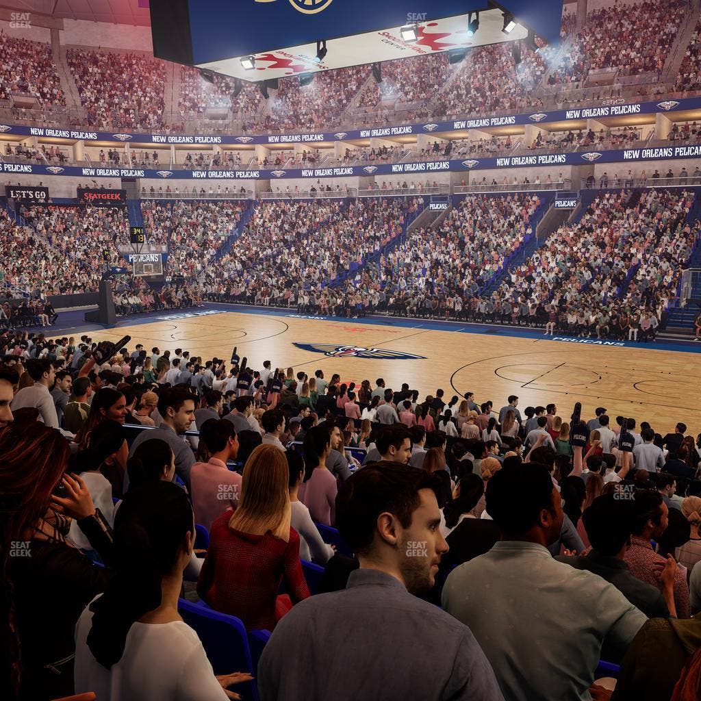 Smoothie King Center - Section 123 Seat View