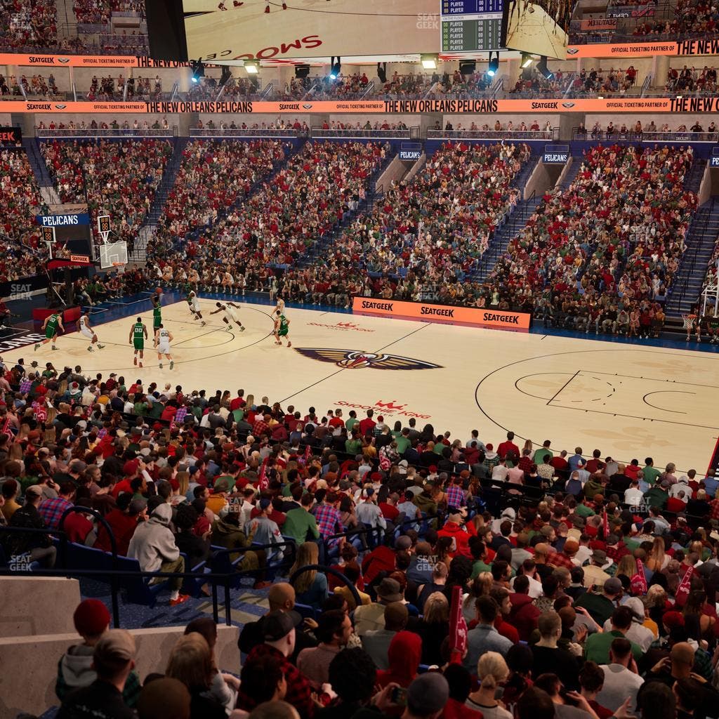 Smoothie King Center - Section 123 Seat View