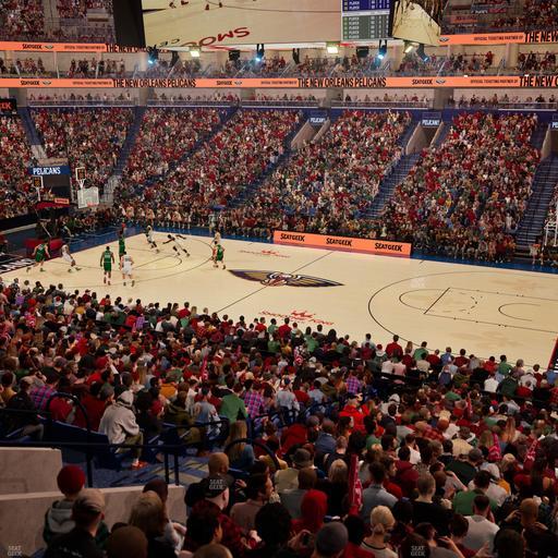 Smoothie King Center - Section 123 Seat View