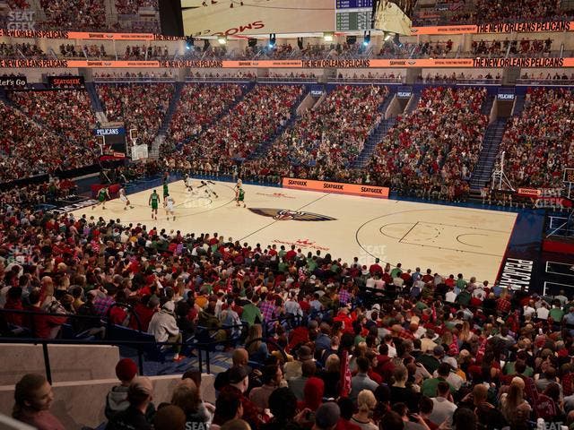 Smoothie King Center - Section 123 Seat View