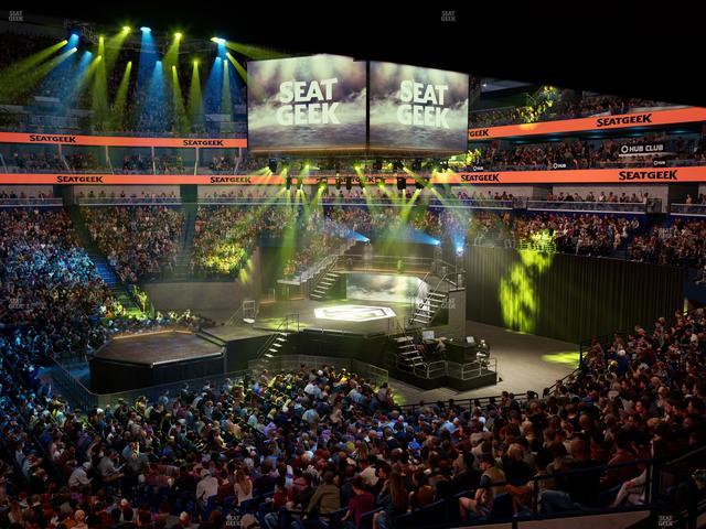 Smoothie King Center - Section 124 Seat View