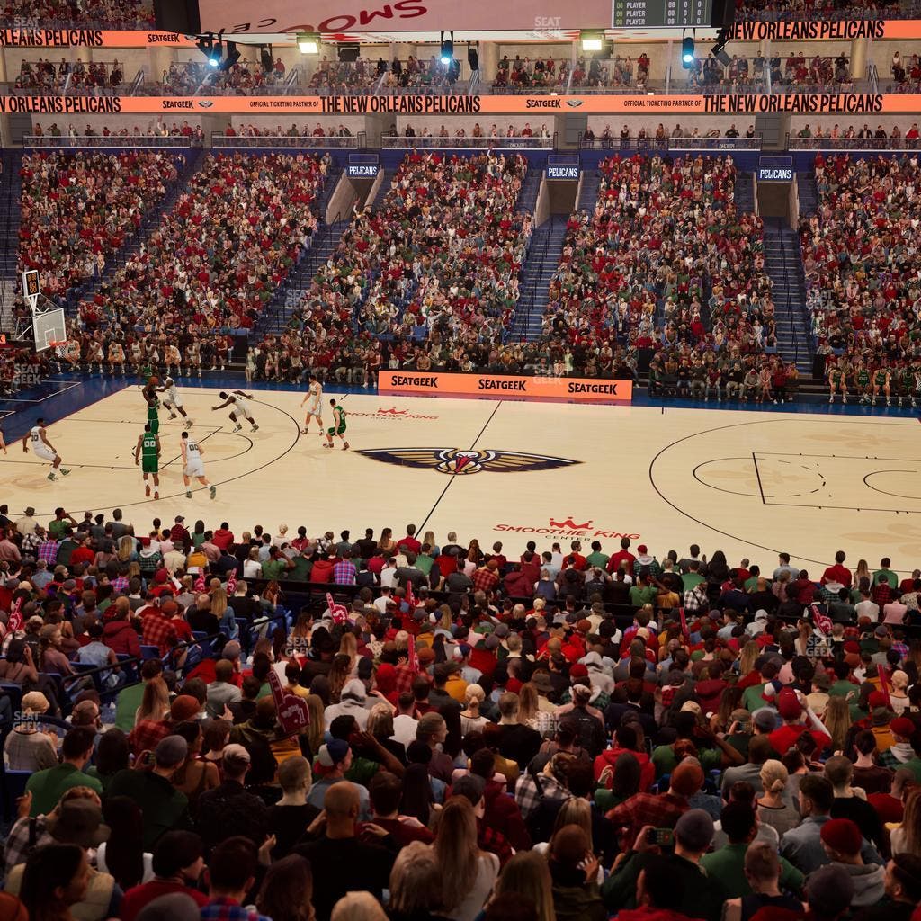 Smoothie King Center - Section 124 Seat View