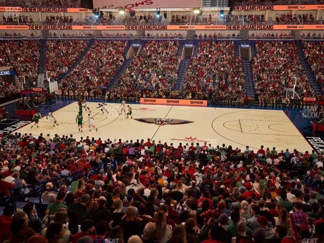 Smoothie King Center - Section 124 Seat View