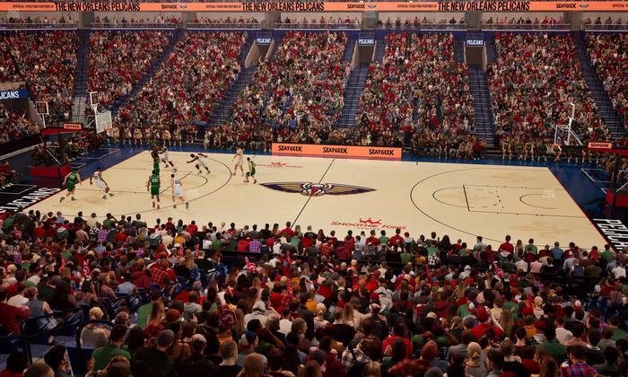 Smoothie King Center - Section 124 Seat View