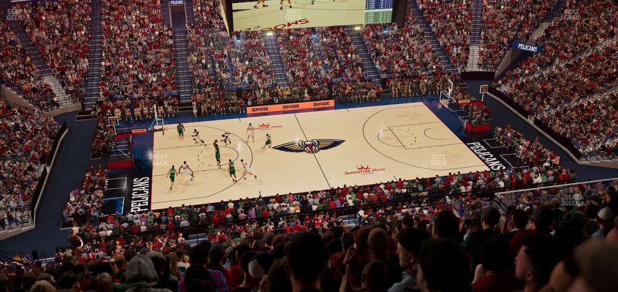 Smoothie King Center - Section 301 Seat View