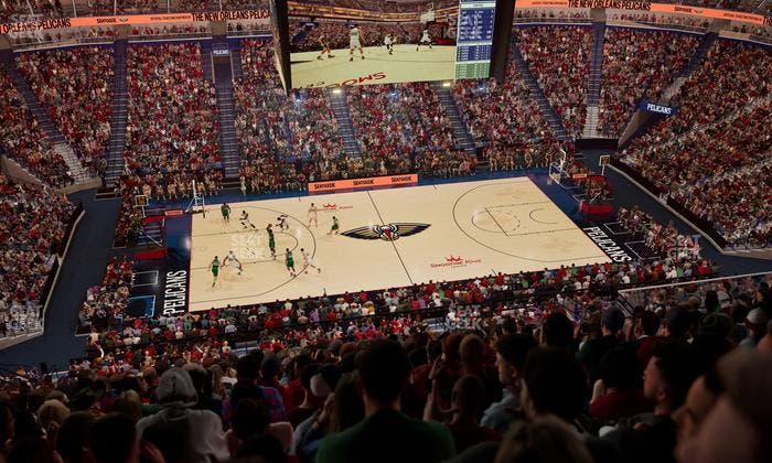 Smoothie King Center - Section 301 Seat View