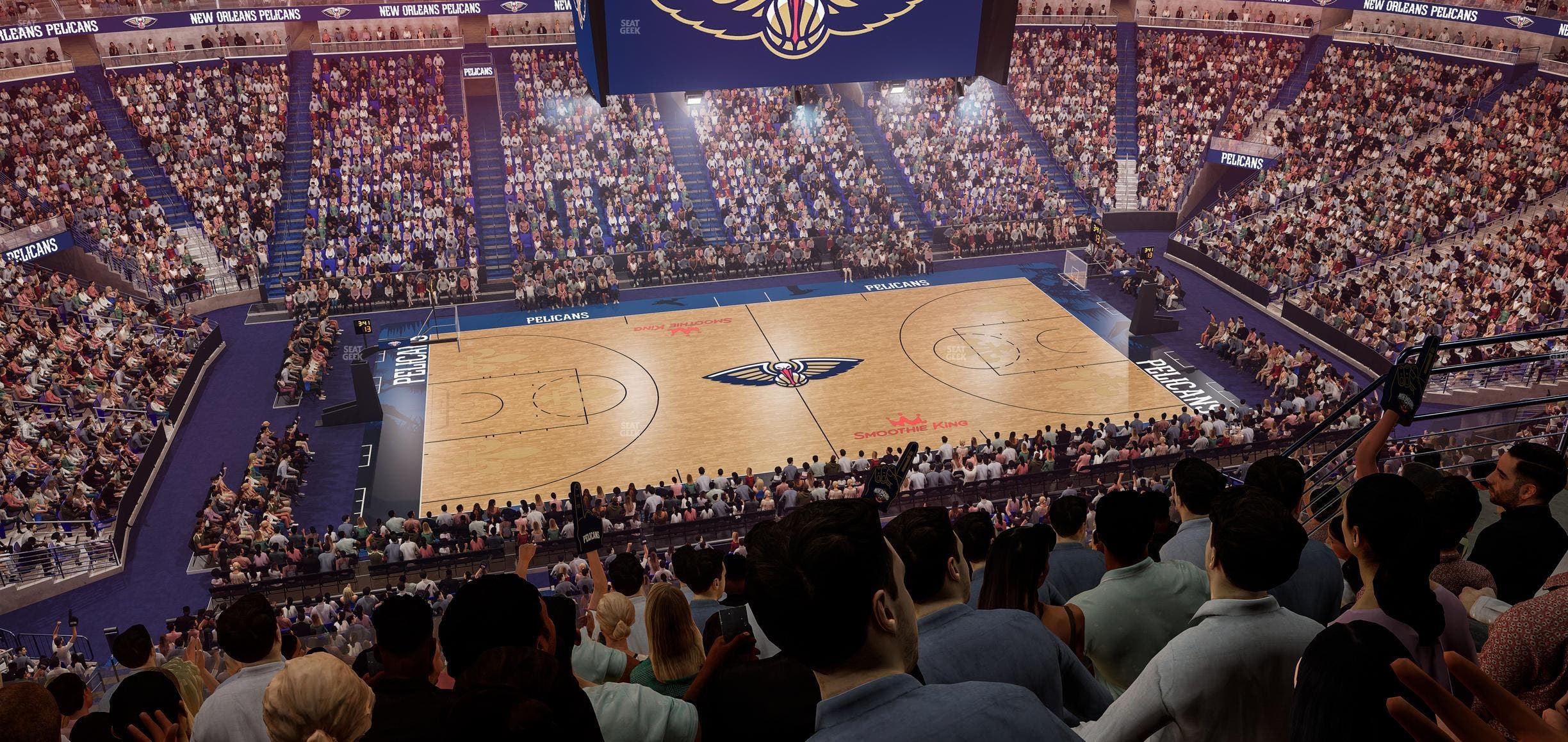 Smoothie King Center - Section 301 Seat View