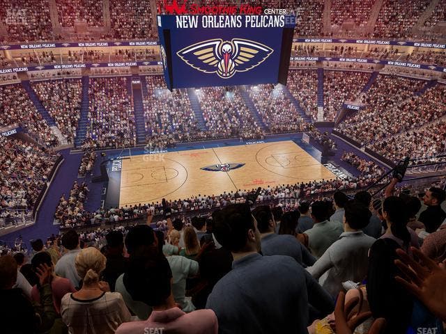 Smoothie King Center - Section 301 Seat View