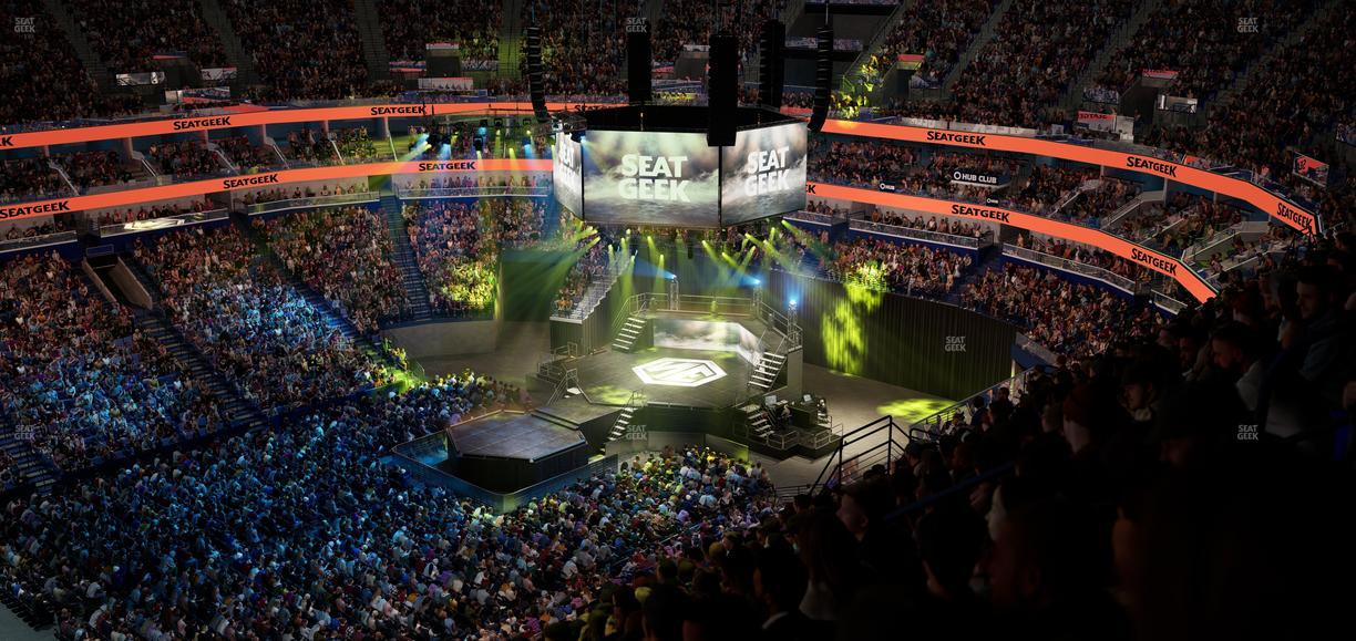 Smoothie King Center - Section 302 Seat View