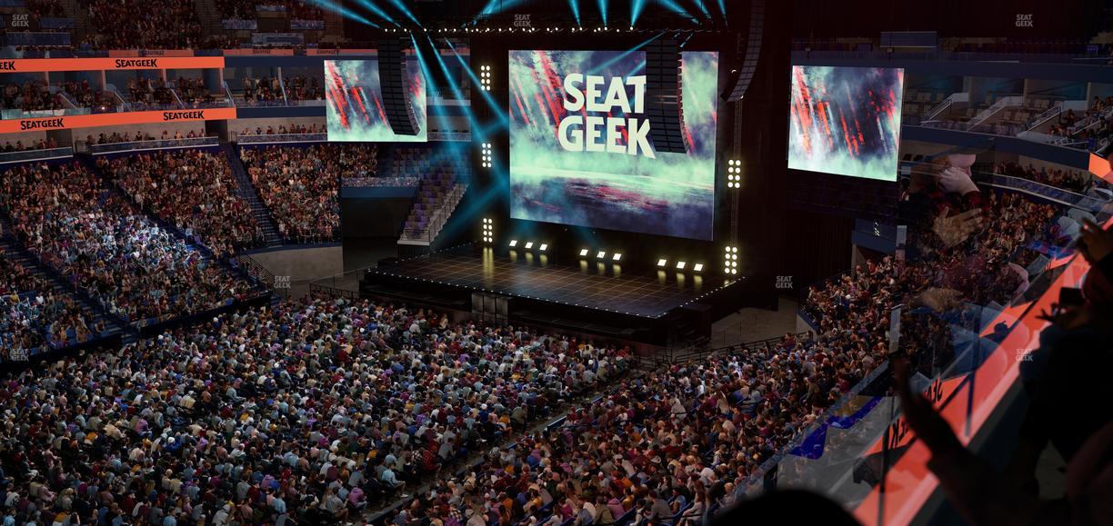 Smoothie King Center - Section 302 Seat View