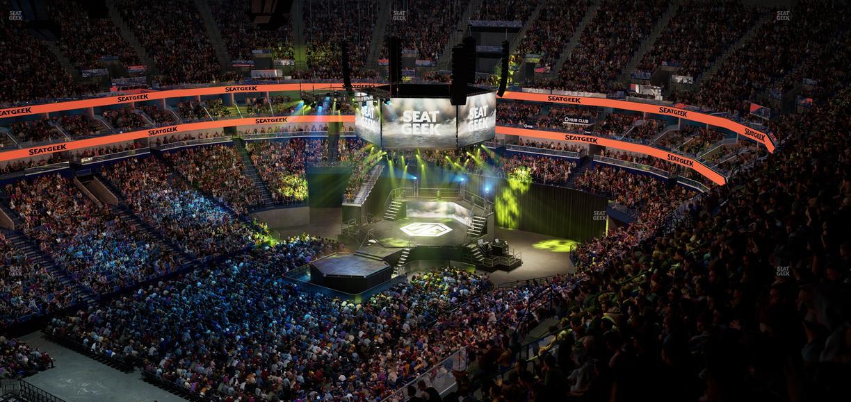 Smoothie King Center - Section 303 Seat View