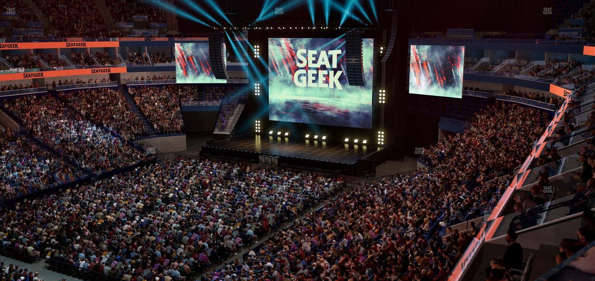 Smoothie King Center - Section 303 Seat View