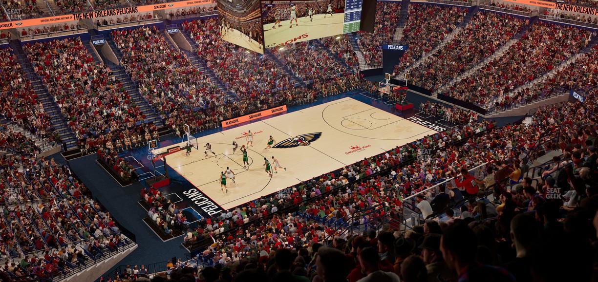 Smoothie King Center - Section 303 Seat View