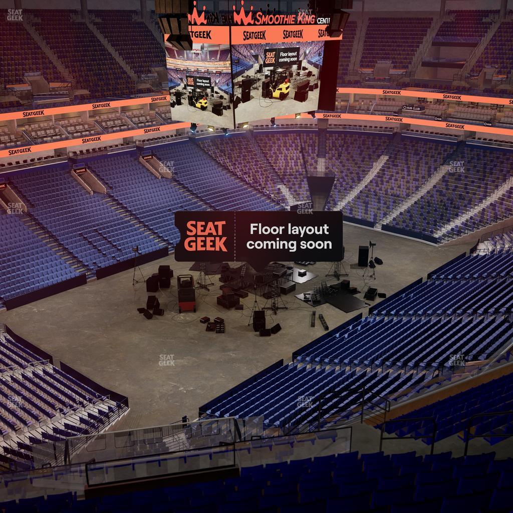 Smoothie King Center - Section 304 Seat View