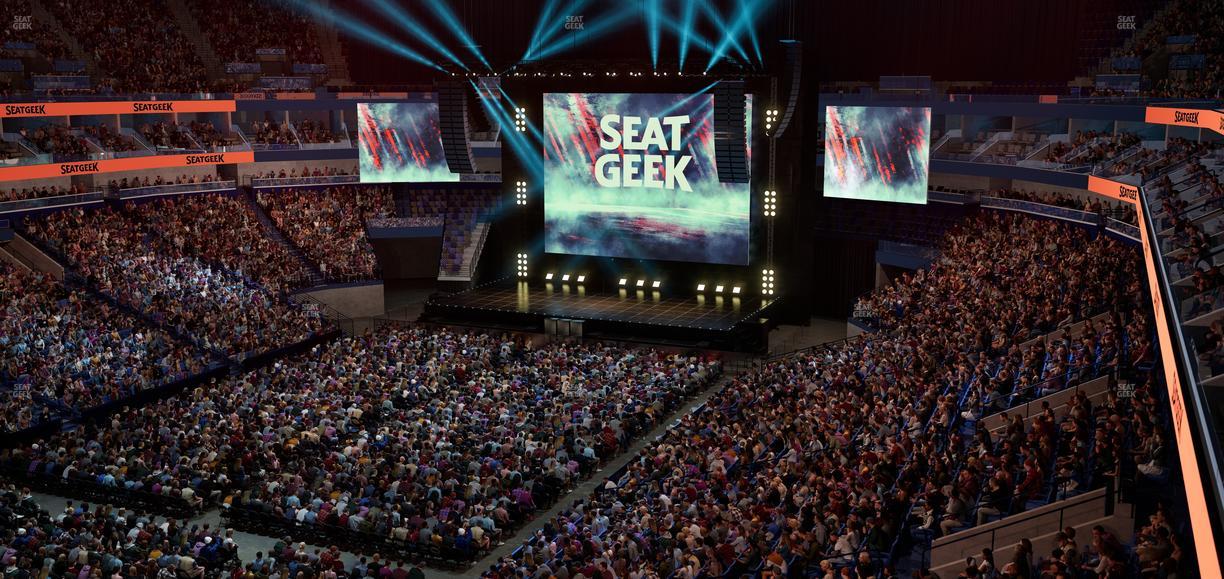 Smoothie King Center - Section 304 Seat View