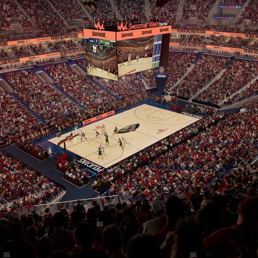 Smoothie King Center - Section 304 Seat View