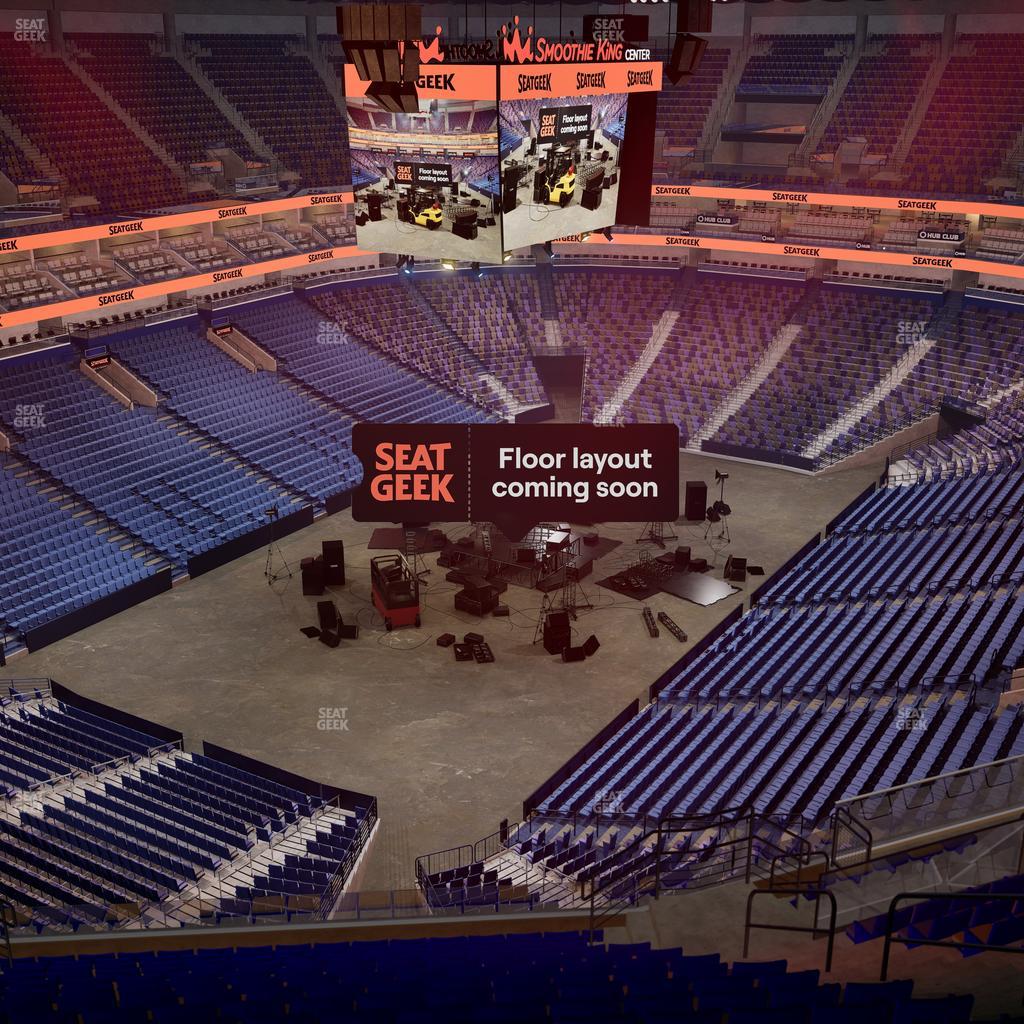 Smoothie King Center - Section 305 Seat View