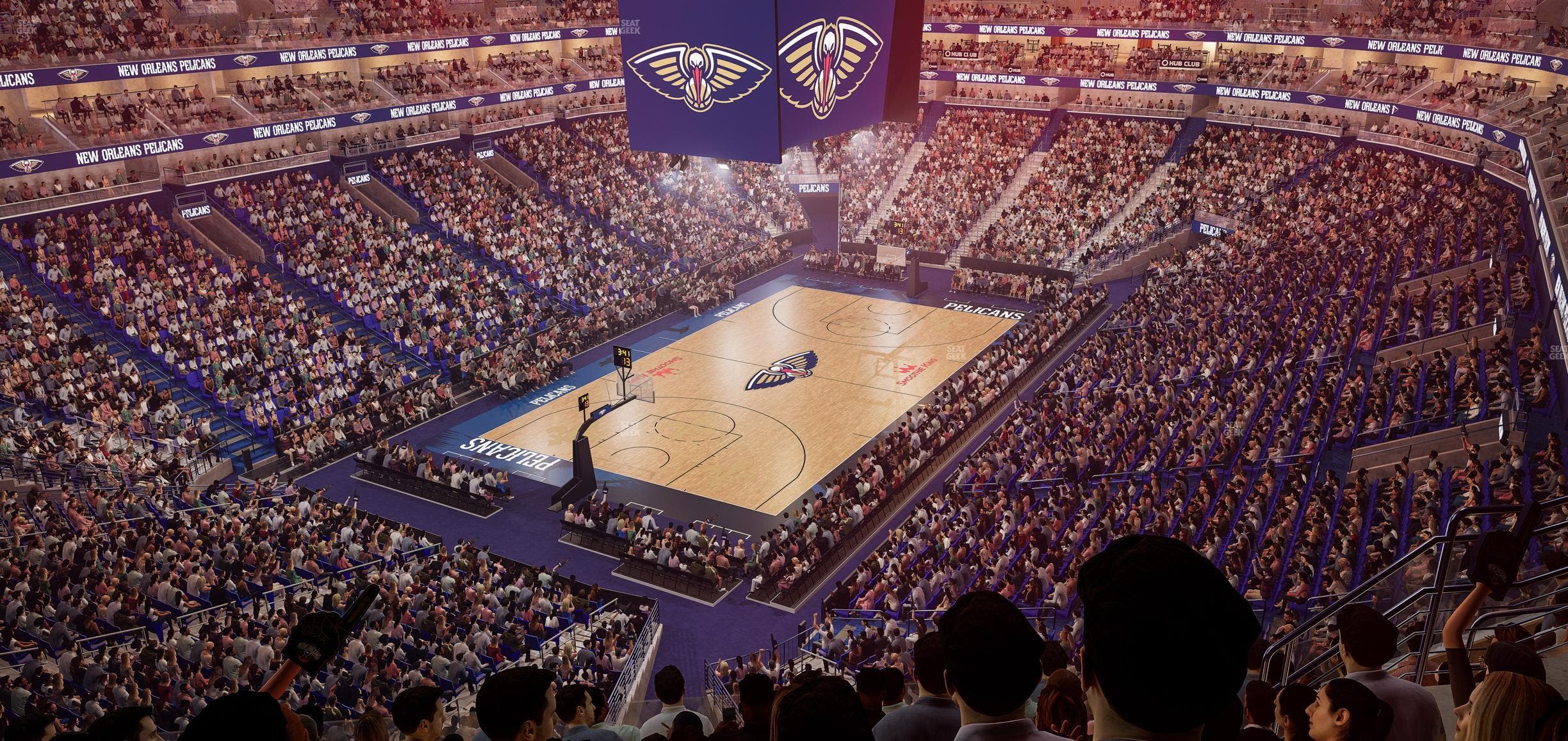 Smoothie King Center - Section 305 Seat View