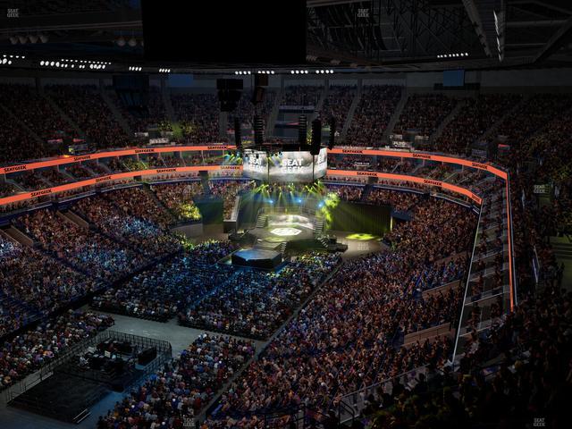 Smoothie King Center - Section 305 Seat View