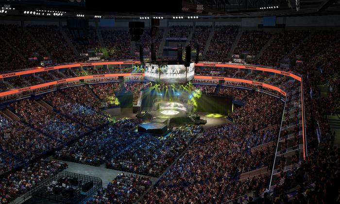 Smoothie King Center - Section 305 Seat View
