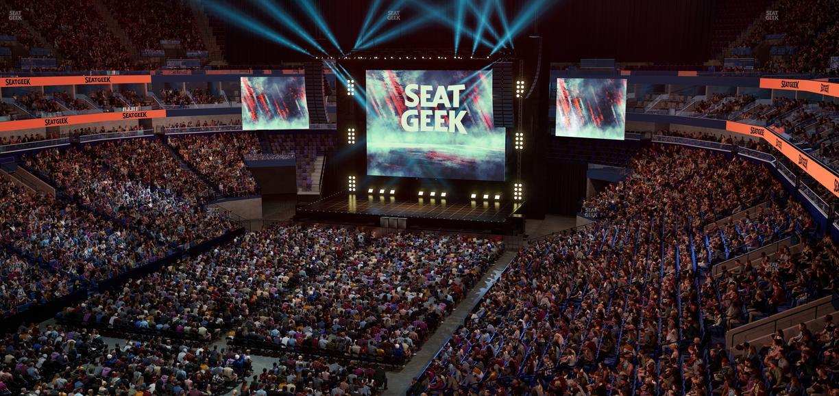 Smoothie King Center - Section 305 Seat View