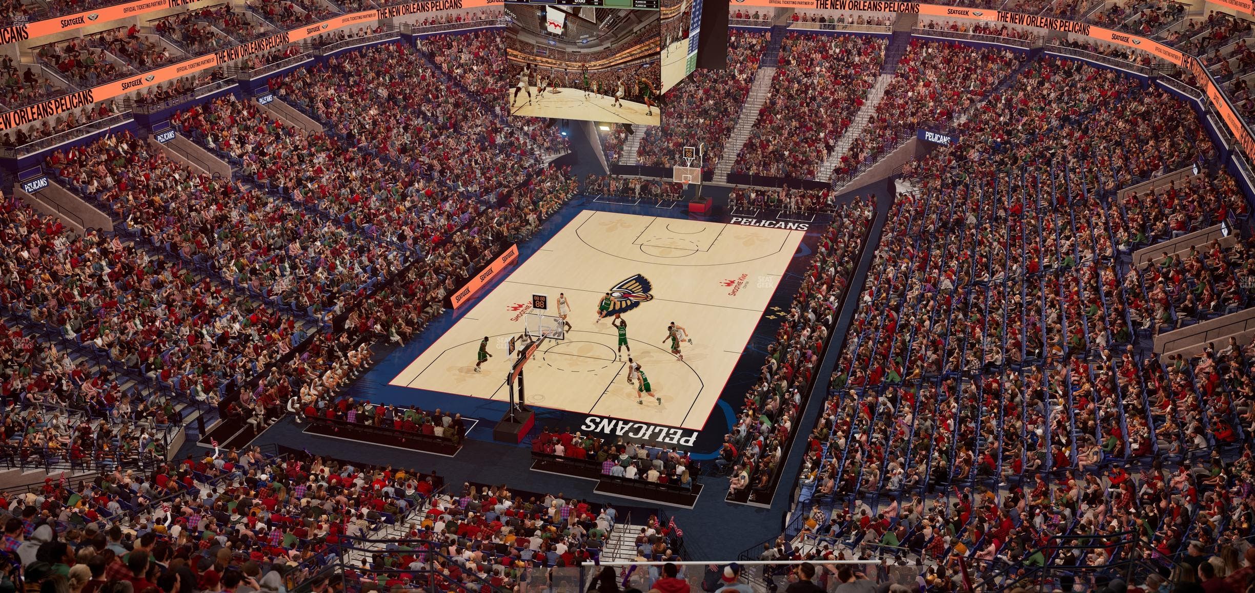 Smoothie King Center - Section 306 Seat View