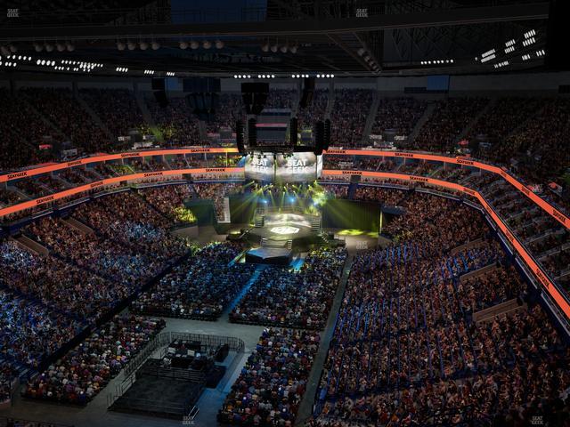 Smoothie King Center - Section 306 Seat View