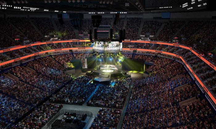 Smoothie King Center - Section 306 Seat View