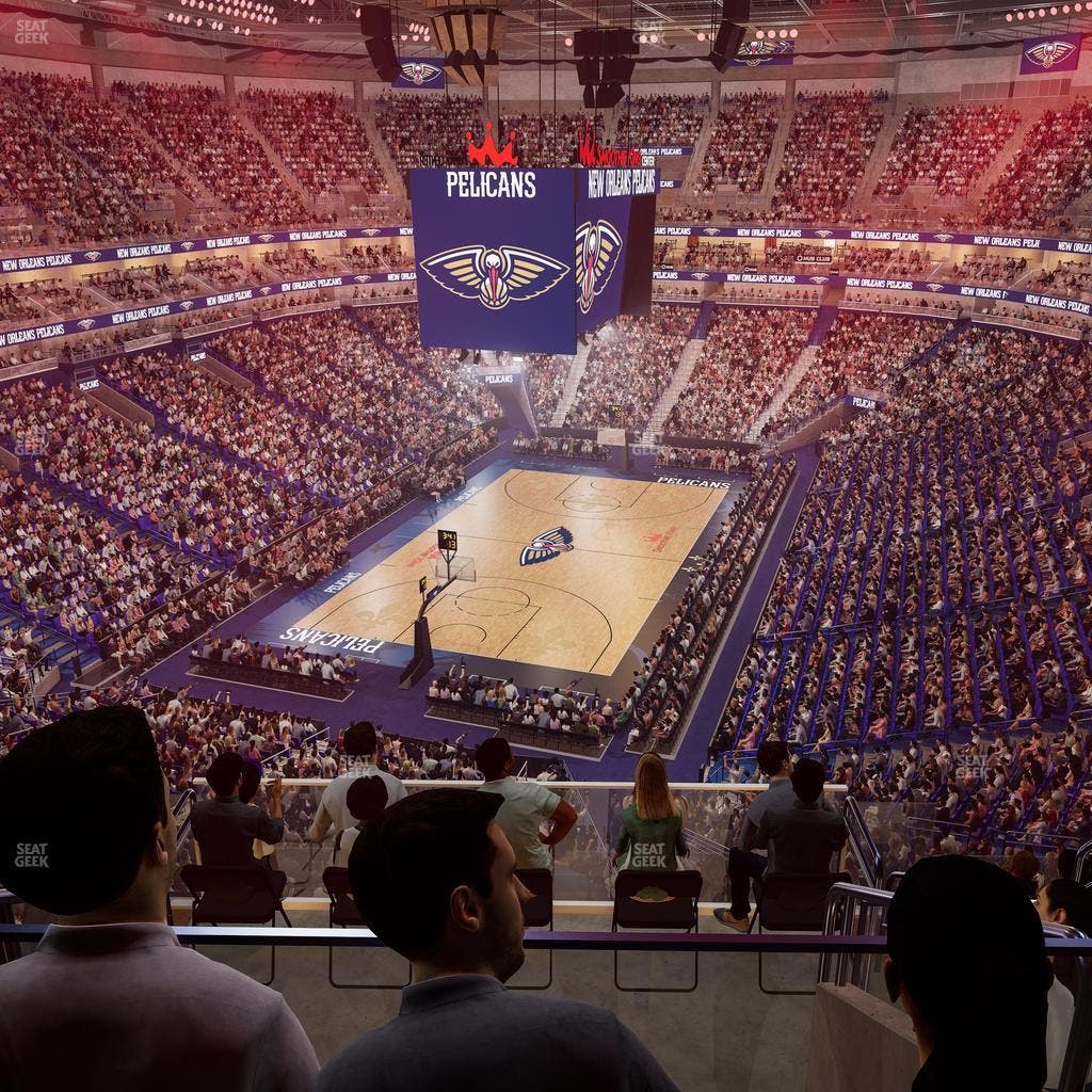 Smoothie King Center - Section 306 Seat View