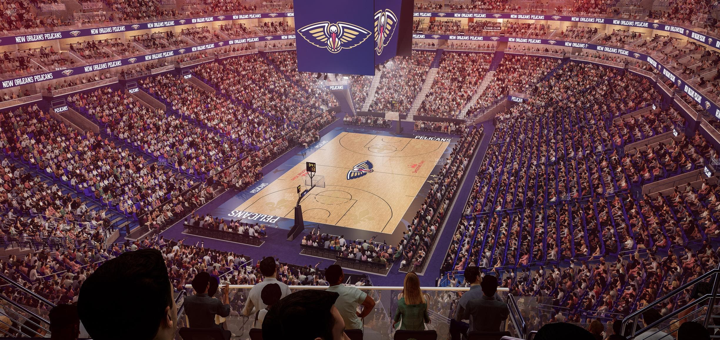 Smoothie King Center - Section 306 Seat View