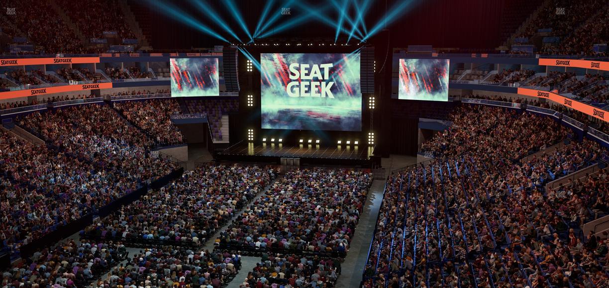 Smoothie King Center - Section 306 Seat View