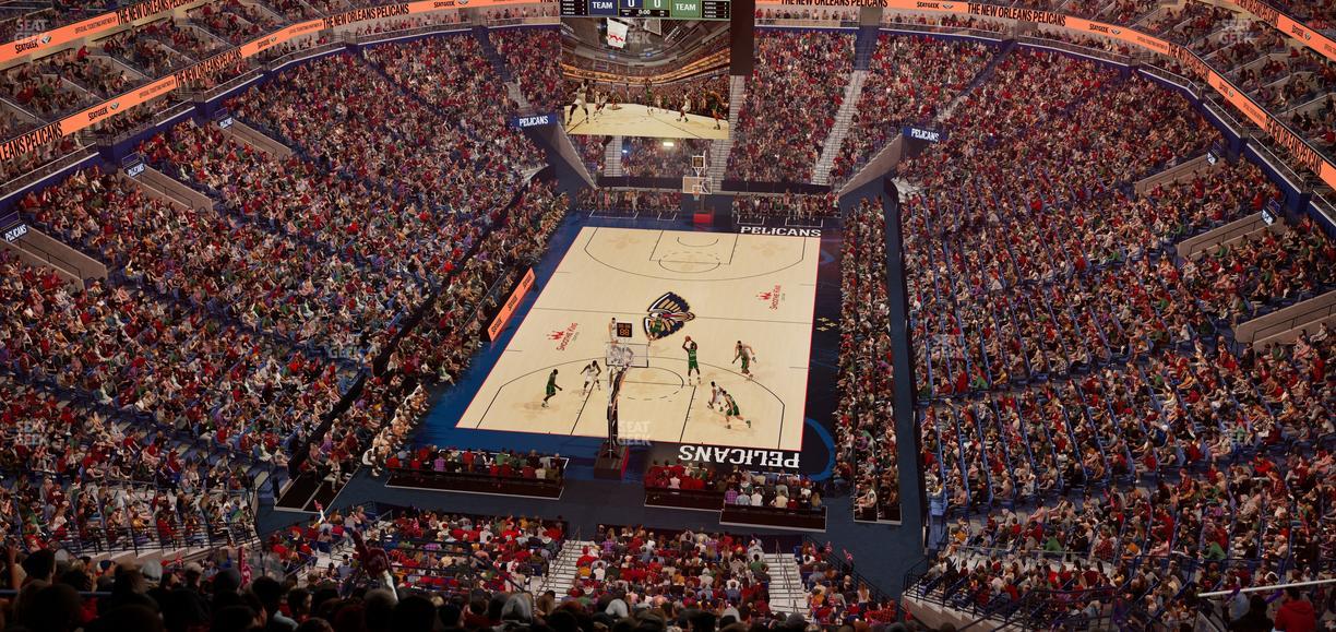 Smoothie King Center - Section 307 Seat View