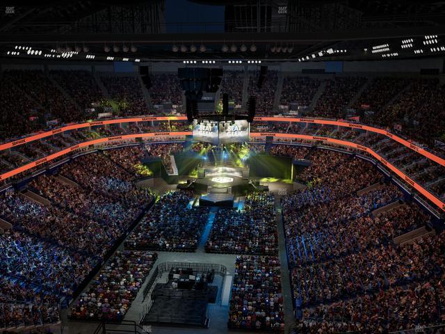 Smoothie King Center - Section 307 Seat View