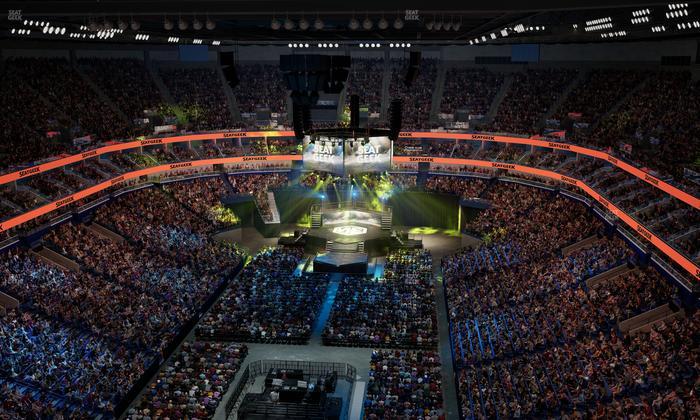 Smoothie King Center - Section 307 Seat View