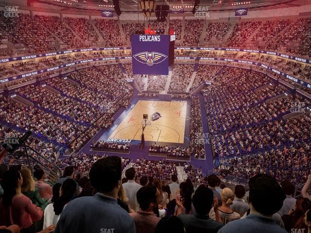 Smoothie King Center - Section 307 Seat View