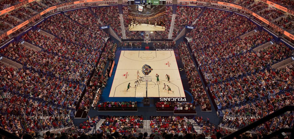 Smoothie King Center - Section 308 Seat View