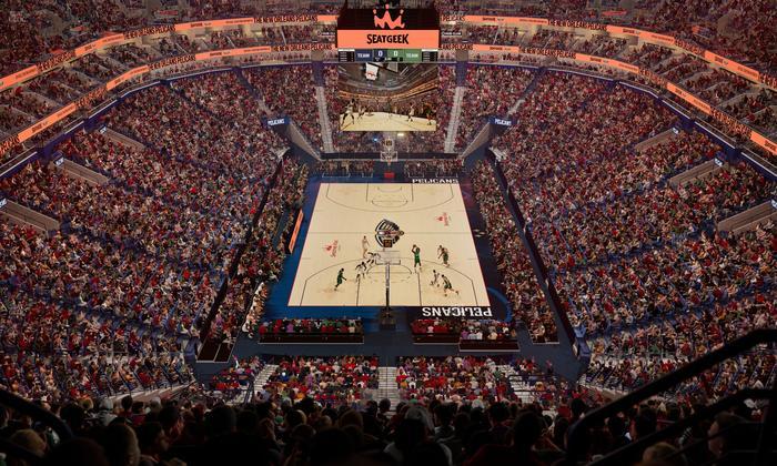 Smoothie King Center - Section 308 Seat View