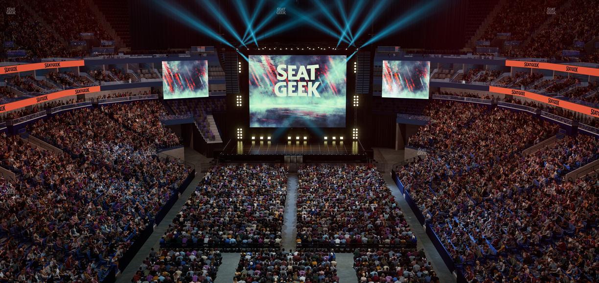 Smoothie King Center - Section 308 Seat View