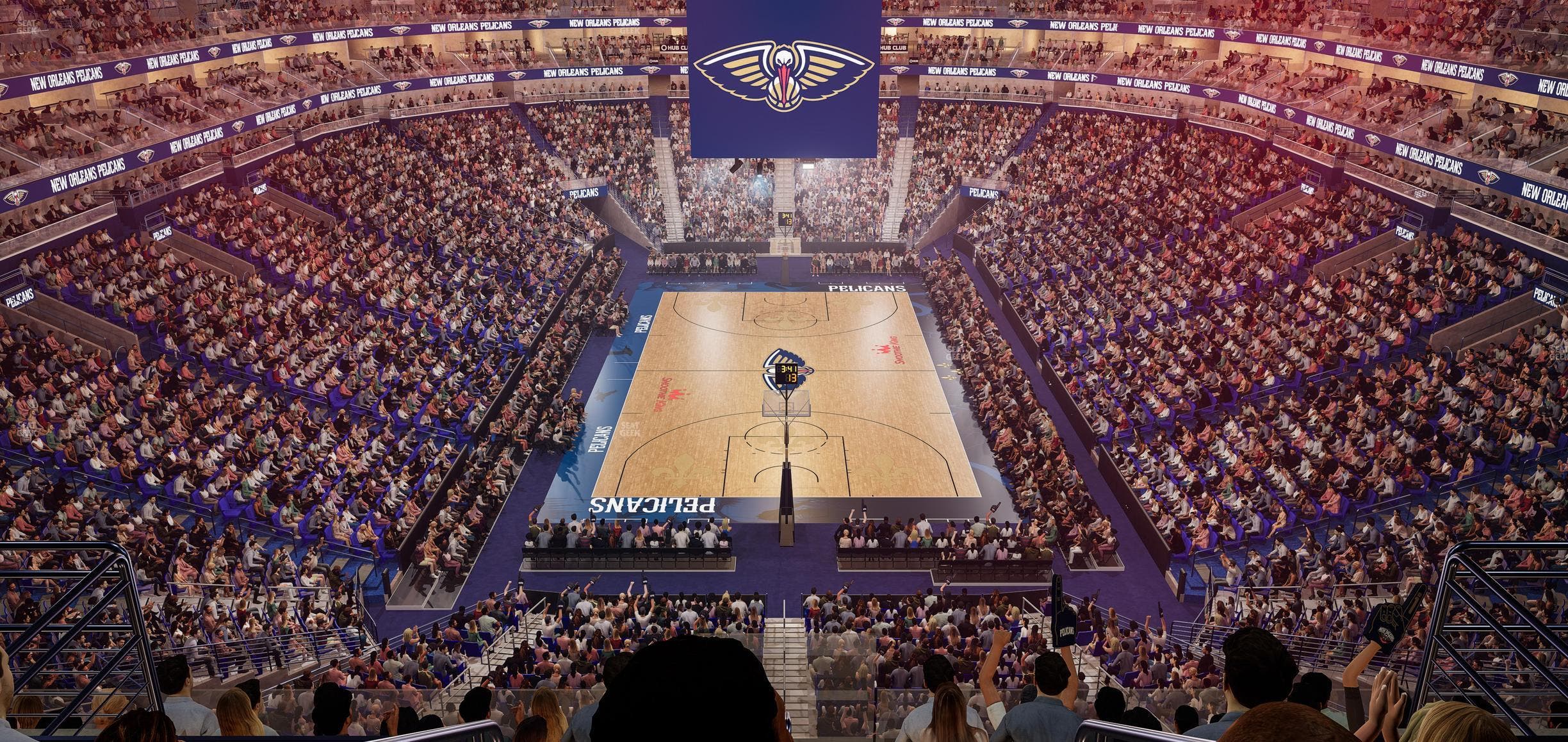 Smoothie King Center - Section 308 Seat View