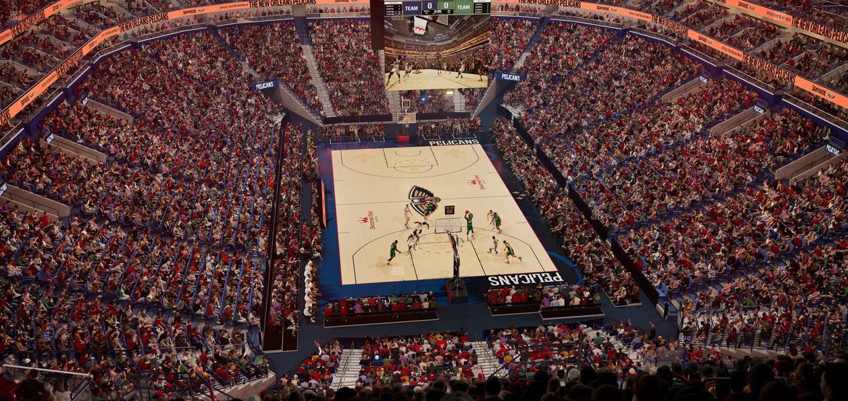 Smoothie King Center - Section 309 Seat View