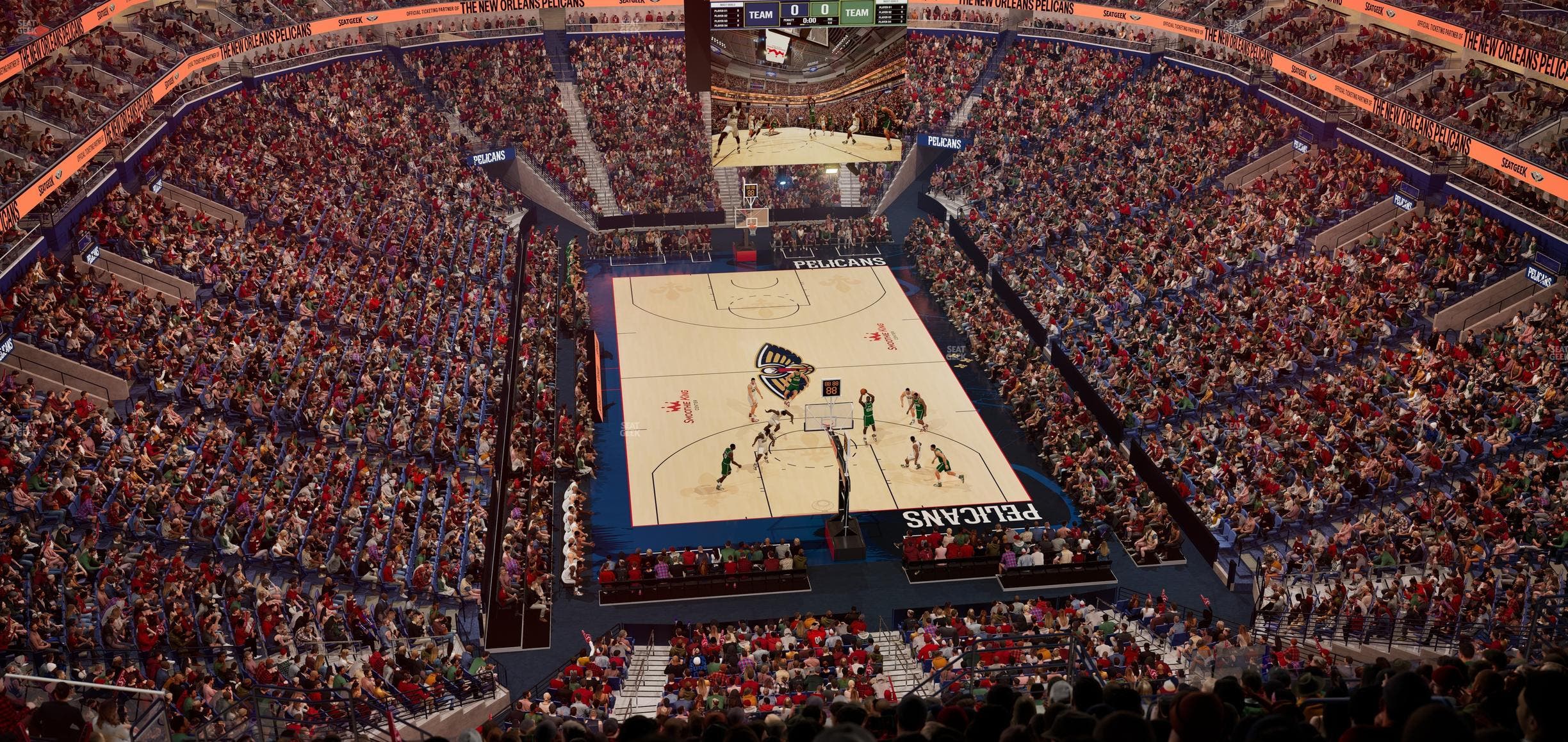 Smoothie King Center - Section 309 Seat View