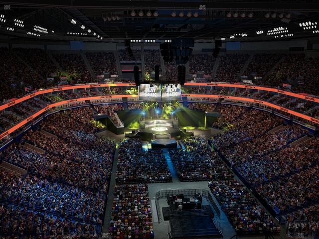Smoothie King Center - Section 309 Seat View