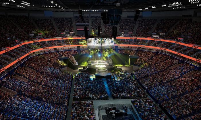 Smoothie King Center - Section 309 Seat View