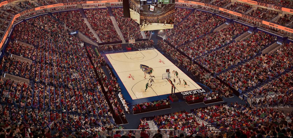 Smoothie King Center - Section 310 Seat View