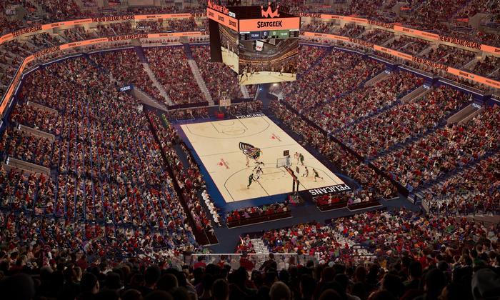 Smoothie King Center - Section 310 Seat View